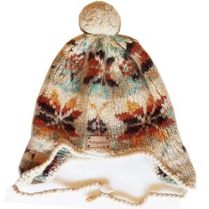 *50off3* Anthropologie Thursday Island Fair Isle Wool Knit Beanie Cap